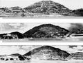 В 1969 г. раскопками Теотиуакана руководили мексиканские археологи Хорхе Акоста и Игнасио Берналь. Их глазам предстала ступенчатая Пирамиды Луны, освобождаемая из-под наносов песка и земли. Впечатляющий храм и площадку перед ним расчищало более 600 рабочих. ||| 101Kb