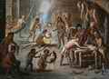 Такими каннибалами изображали индейцев европейцы - картина Яна ван Кесселя, 1644-1679 ||| 37,5Kb