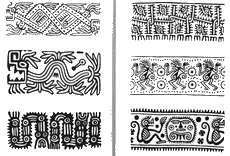 орнаменты индейцев Центральной Америки - Месоамерики