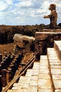Лестница 'Храма Воинов' в Чичен-Ице