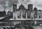 Главная площадь Мехико. Картина XVIII в.