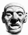 Голова мужчины. Камень. Культура ацтеков ||| 34,7Kb