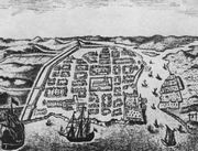 План города Санто-Доминго (гравюра XVI век).