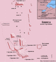 План города майя Киригуа (столица царства Цу)
