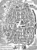 карта-схема города Теночтитлана