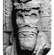 Монумент 101 из Тонины. Стела воздвигнута царем Попо', имя которого не сохранилось, в 909 году. Ее дата 10.4.0.0.0, 12 Ахав 3 Во (20 января 909 года) является не только последней надписью из Тонины, но и самой поздней датой Долгого Счета во всей области майя.