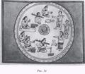 изображен уголок знаменитого рынка в Тлателолько (Codex Duran) ||| 102,0Kb