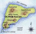 Остров Пасхи. Карта