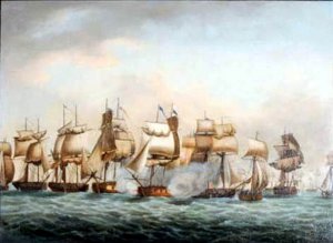 Сражение на озере Эри во время англо-американской воины 1812—1814 гг.