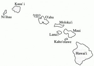 175. Гавайские острова, объединенные Камеамеа между 1789 и 1810 годами.
