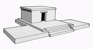 229. Стадия G5 Структуры 1А в Чьяпа-де-Корсо, однокомнатный храм.