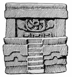 268. Модель сапотекского храма, посвященного Господину 3 Бирюза.