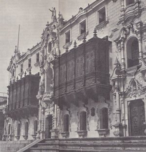 епископский дворец в Лиме (Перу), одна из жемчужин «колониальной» архитектуры
