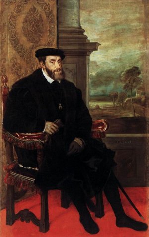 Портрет Карла V. Тициан, 1548. Старая Пинакотека, Мюнхен.