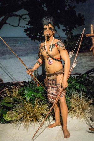 Индейский воин племени Калуса. Фото из Музея.
