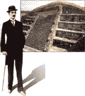 Даппер Мануэль Гамио, глава департамента археологии и антропологии при правительстве Мексики, в 1917 г. начал раскопки Цитадели. Под земляным холмом он обнаружил храм Пернатого змея, семиярусную пирамиду, которая когда-то возвышалась на 65 футов (20 м) ||| 57Kb