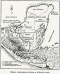 Общая топография региона и областей майя ||| 131Kb