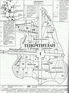 план города Теночтитлан (Мехико)