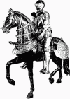 боевое снаряжение рыцаря и его коня