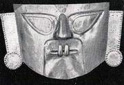 Золотая погребальная маска. XII-XIV вв.