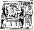 Дворцовые сюжеты на расписной керамике майя I тысячелетия н.э.