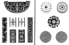 орнаменты индейцев Северной Америки - индейцы Великих озёр