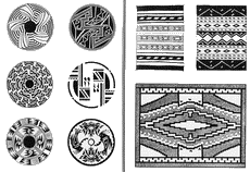 орнаменты индейцев Северной Америки - индейцы Пуэбло