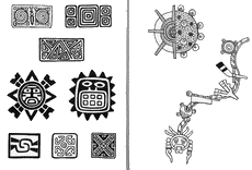 орнаменты индейцев Центральной Америки - Месоамерики