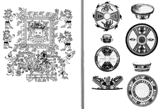 орнаменты индейцев Центральной Америки - Месоамерики