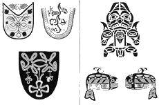орнаменты индейцев Северной Америки - индейцы Аляски