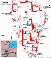 План-карта города майя Копан (Шукууп)