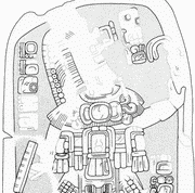 Стела 28. Портрет Йаш-Майуй-Чан-Чаака