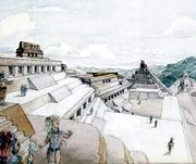 Западный Акрополь. Реконструкция Татьяны Проскуряковой. 1939 г. (Фото: Penn Mueum image #176732)
