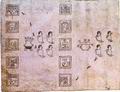 изображение странствий ацтеков на пути из прародины Ацтлана в Мексиканскую долину (Codex Boturini) ||| 29,0Kb