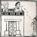 Ла Малинче и Кортес. Florintine codex. ||| 22,8Kb