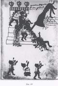 древнеацтекские жрецы, исполняющие кровавый обряд (Codex Tudela) ||| 144,1Kb