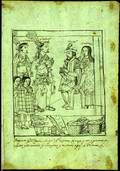 Рис. 6. Диего Муньос Камарго, Descripcion de la ciudad y provincia de Tlaxcala (MS. Hunter 242), рисунок 34, библиотека университета Глазго ||| 153Kb