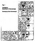 Рис. 1 Часть монумента 6 из Тортугеро: pI5-pL5 (зарисовка Свена Гронмейера) ||| 33Kb