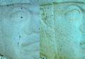 20 дней понадобилось специалистам Национального института антропологии и истории (INAH) на проведение реставрационных работ по удалению пятен с подвергшихся акту вандализма 23 ольмекских скульптур музейного парка Ла Вента (шт. Табаско). Фото INAH ||| 20Kb