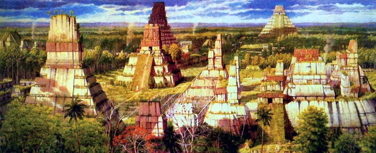 Тикаль Майя город индейцев