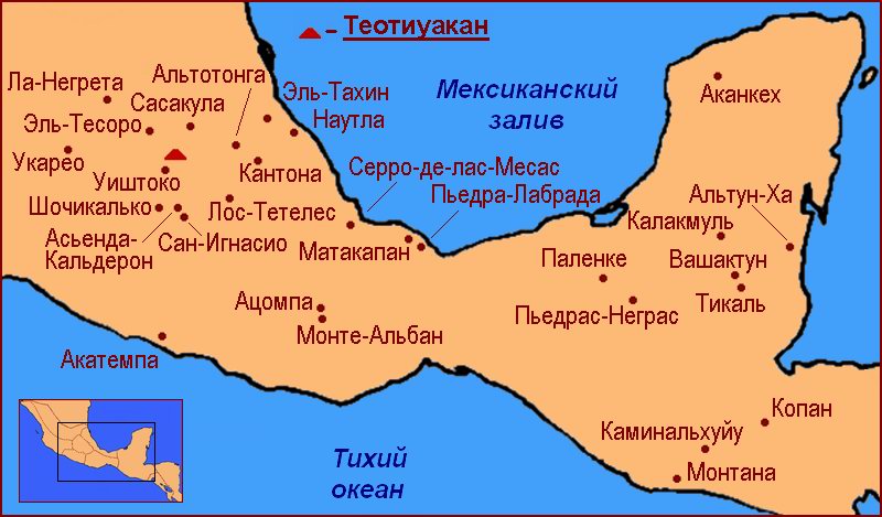 Карта город богов