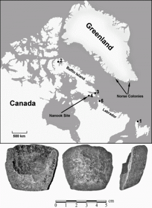 Найденный на Баффиновой Земле камень оказался тиглем викингов
