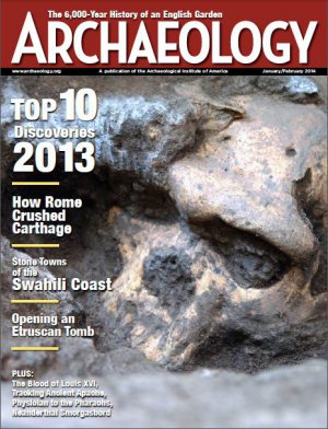 Десять самых важных открытий в археологии в 2013 году по версии журнала Archaeology