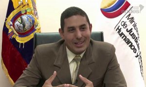 Министр юстиции Эквадора Ленин Лара Ривадейра