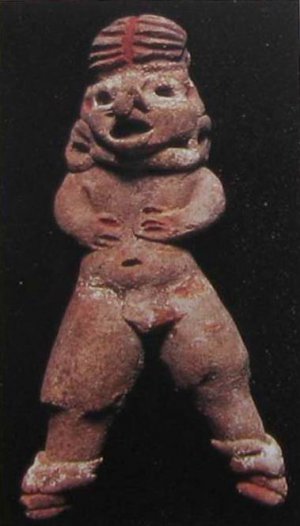 XI Фигурка фазы Гвадалупе (850 – 700 гг. до н. э.). Высота 14.7 см.