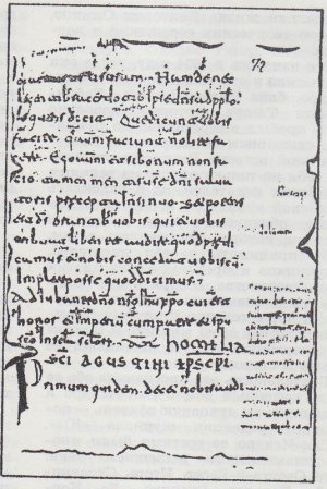 самый ранний известный текст на кастильском наречии, написанный в 977 году н. э.