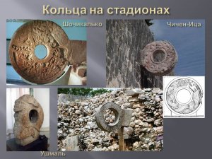 Кольца на площадках для игры в мяч.