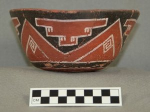 Керамический сосуд для напитка из плодов какао, ок. 750 года н.э. Patrick D. Lyons/Arizona State Museum