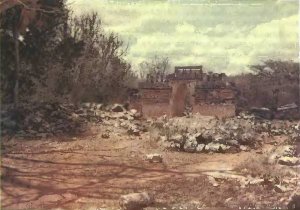 Руины храма в центре Эцны (п-ов Юкатан, I тысячелетие н. э.). Фото автора