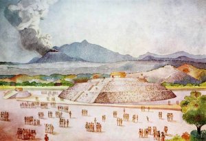 Реконструкция пирамиды Куикуилько